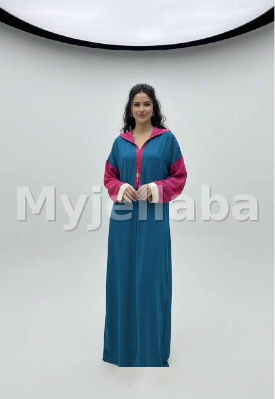 Jellaba Moderne Bicolore