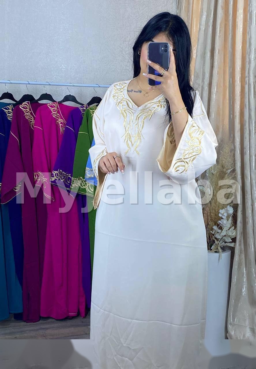 Jellaba Moderne Brodée Or - 3