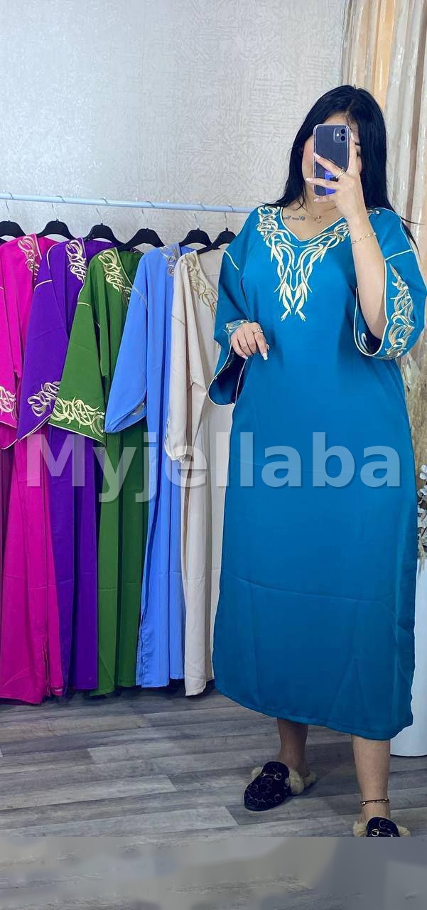 Jellaba Moderne Brodée Or - 7