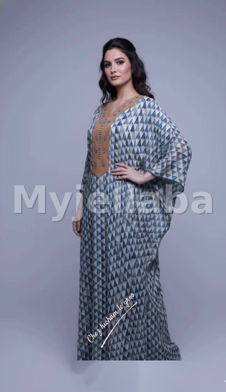 Boubou Élégant Géométrique - 5