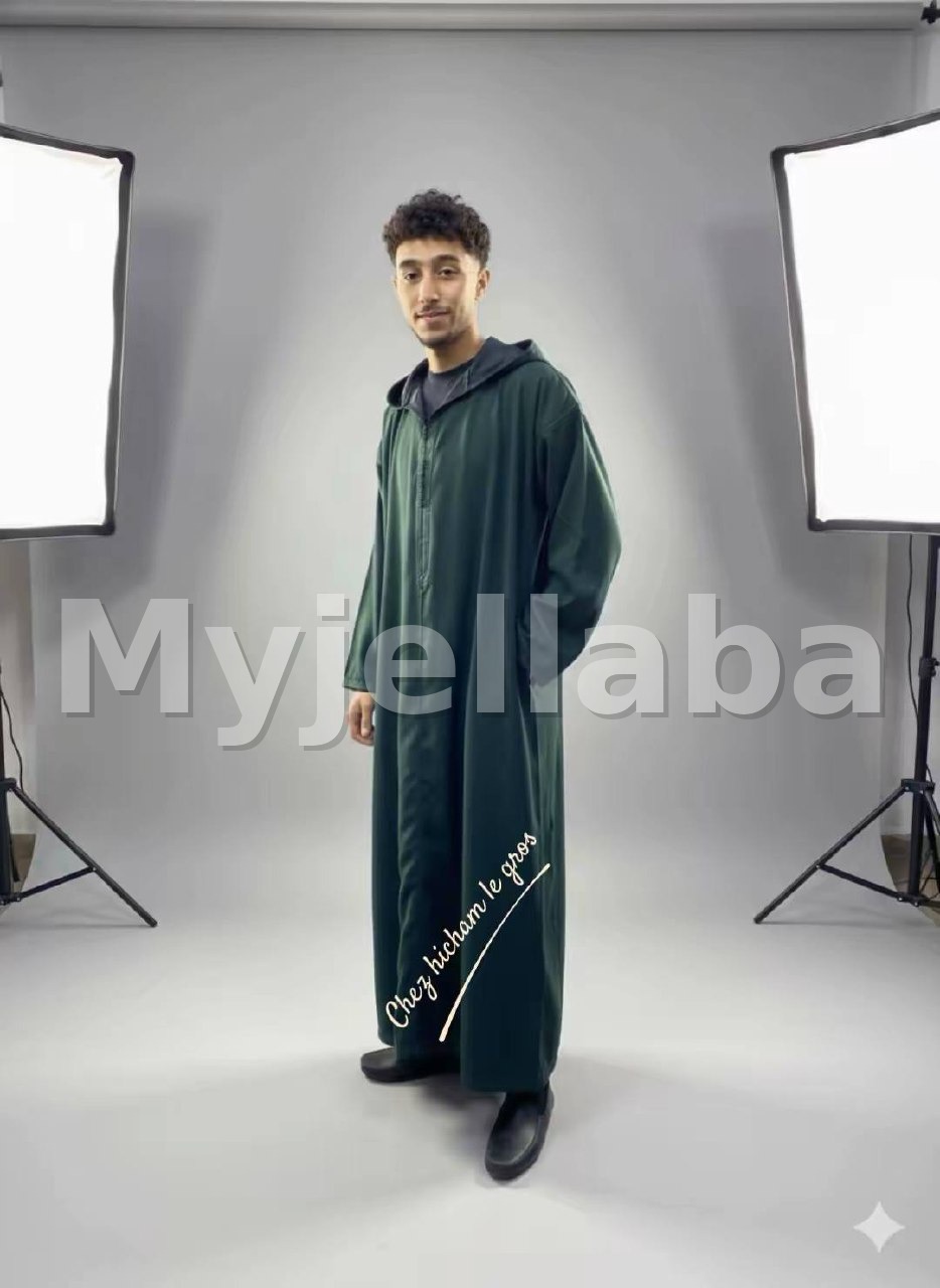 Jellaba Moderne avec Capuche