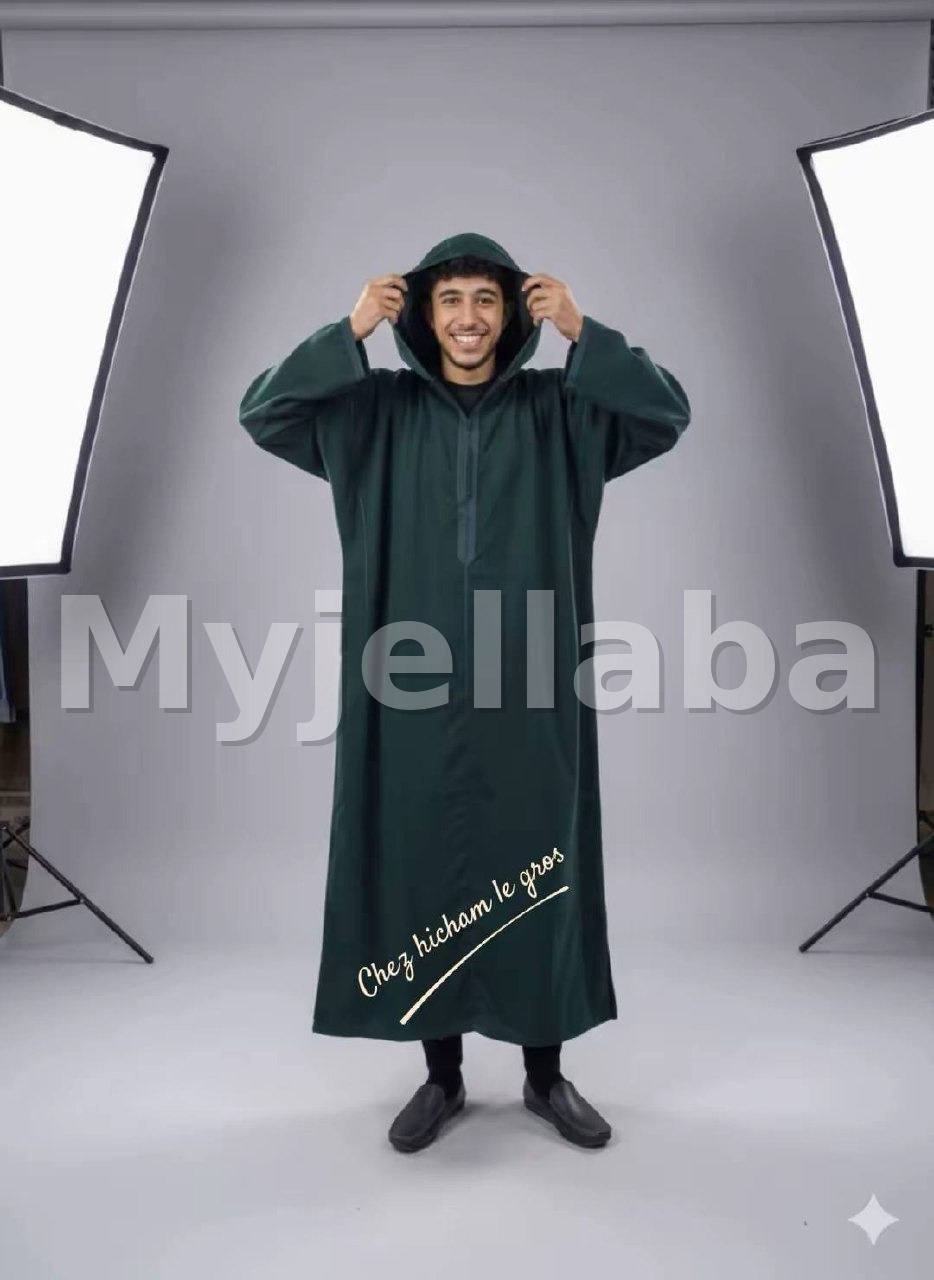 Jellaba Moderne avec Capuche