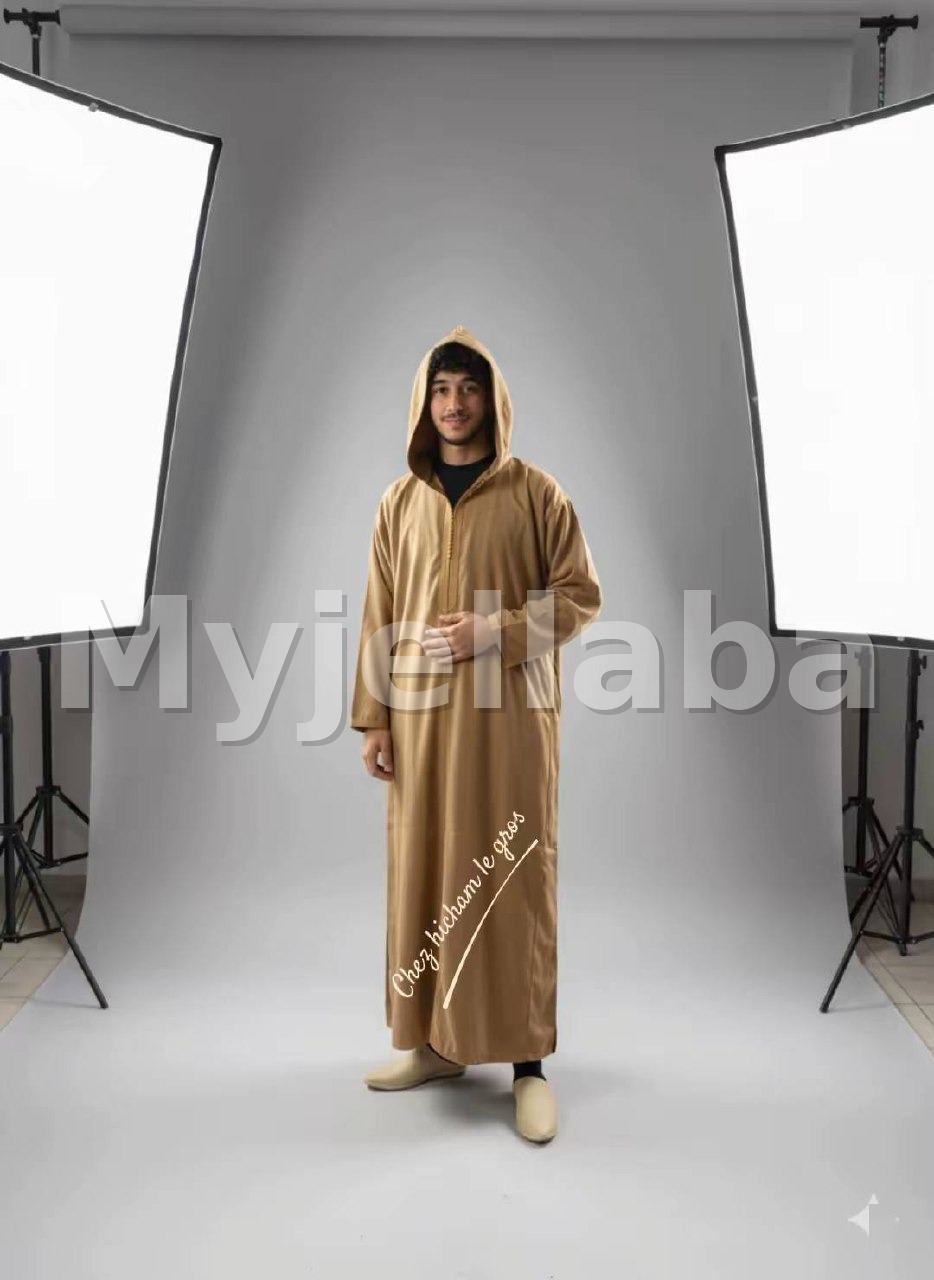 Jellaba Moderne Homme Beige