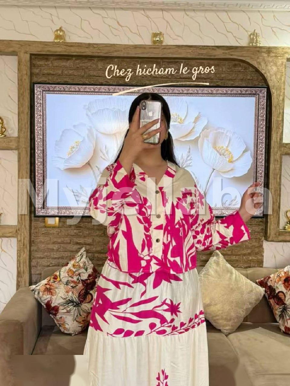 Boubou Imprimé Floral Africain