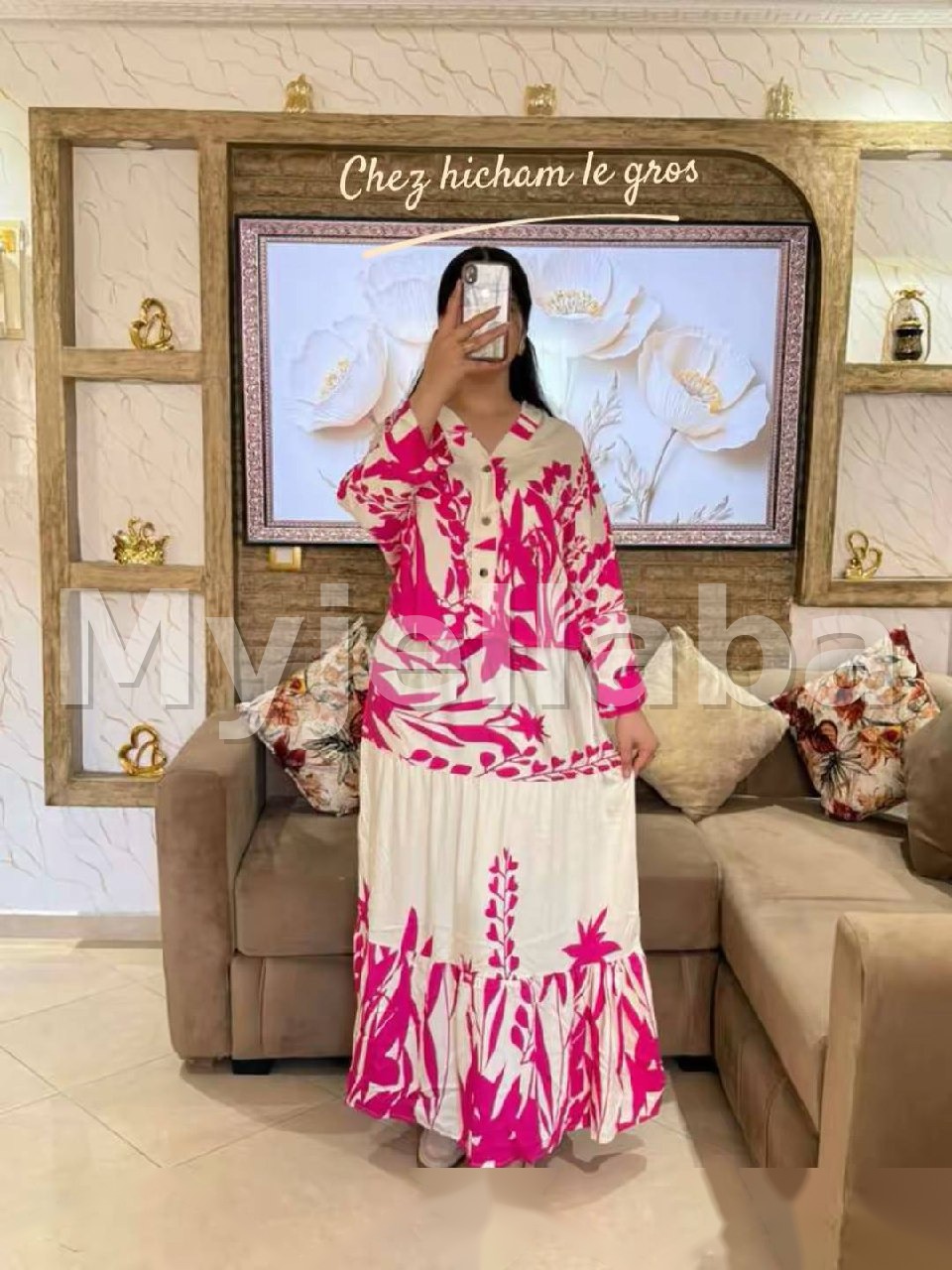 Boubou Imprimé Floral Africain - 9