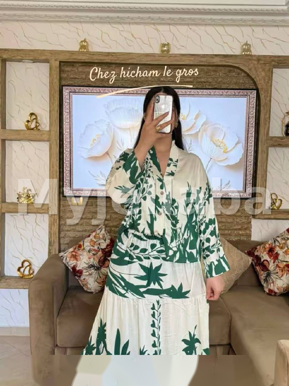 Boubou Imprimé Floral Africain - 5