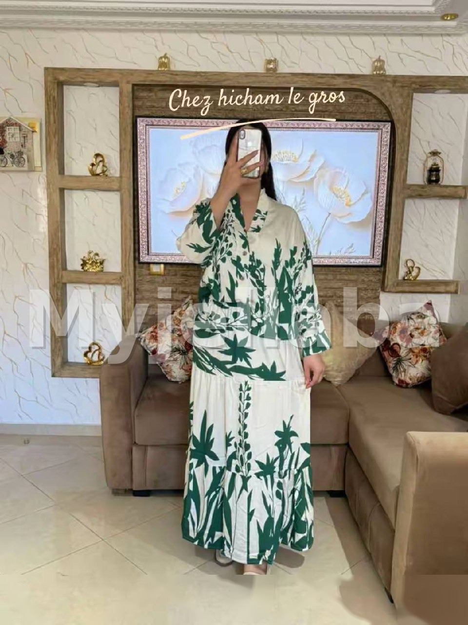 Boubou Imprimé Floral Africain - 14