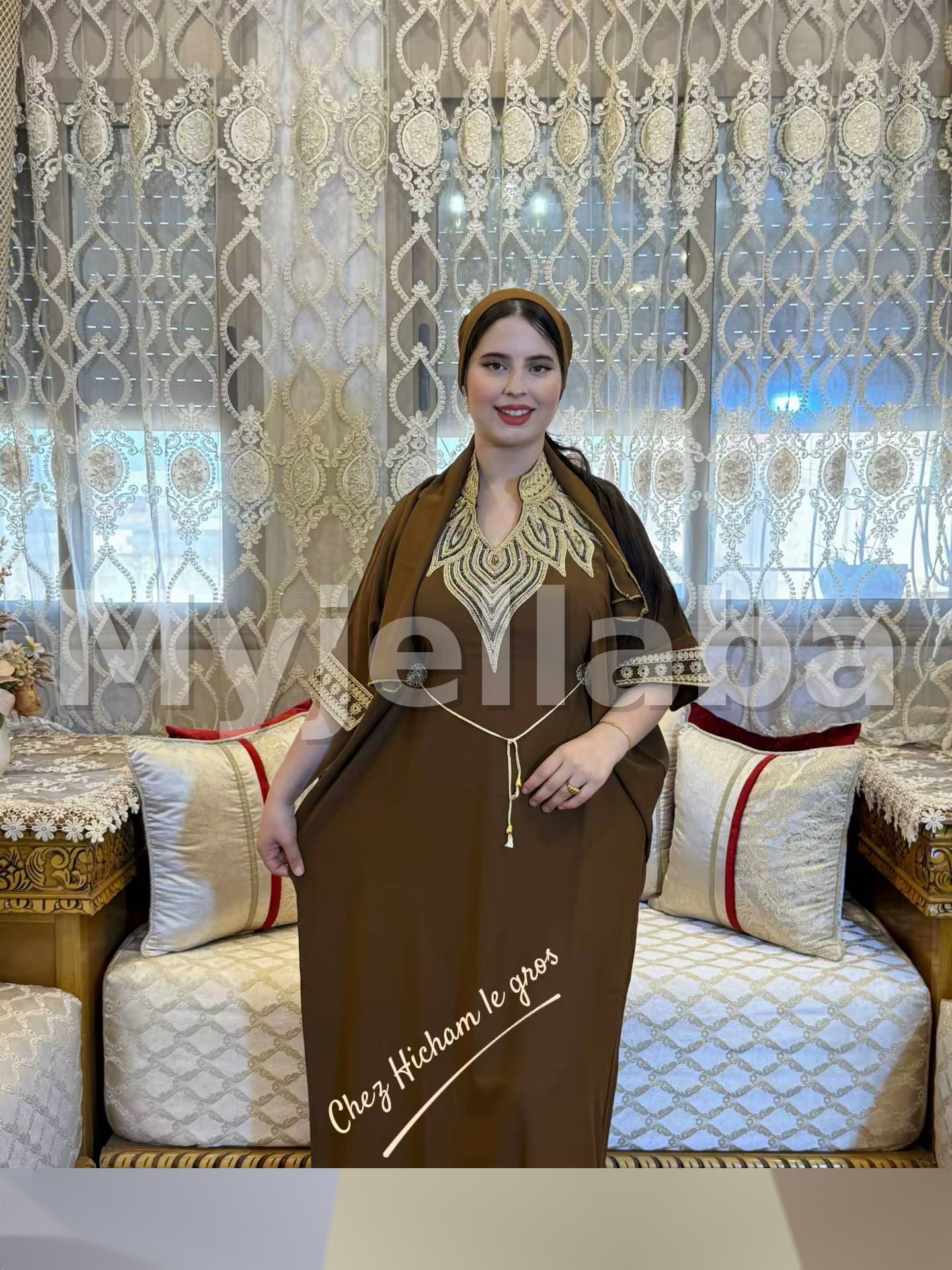 Jellaba Marocaine Brodee Cafe