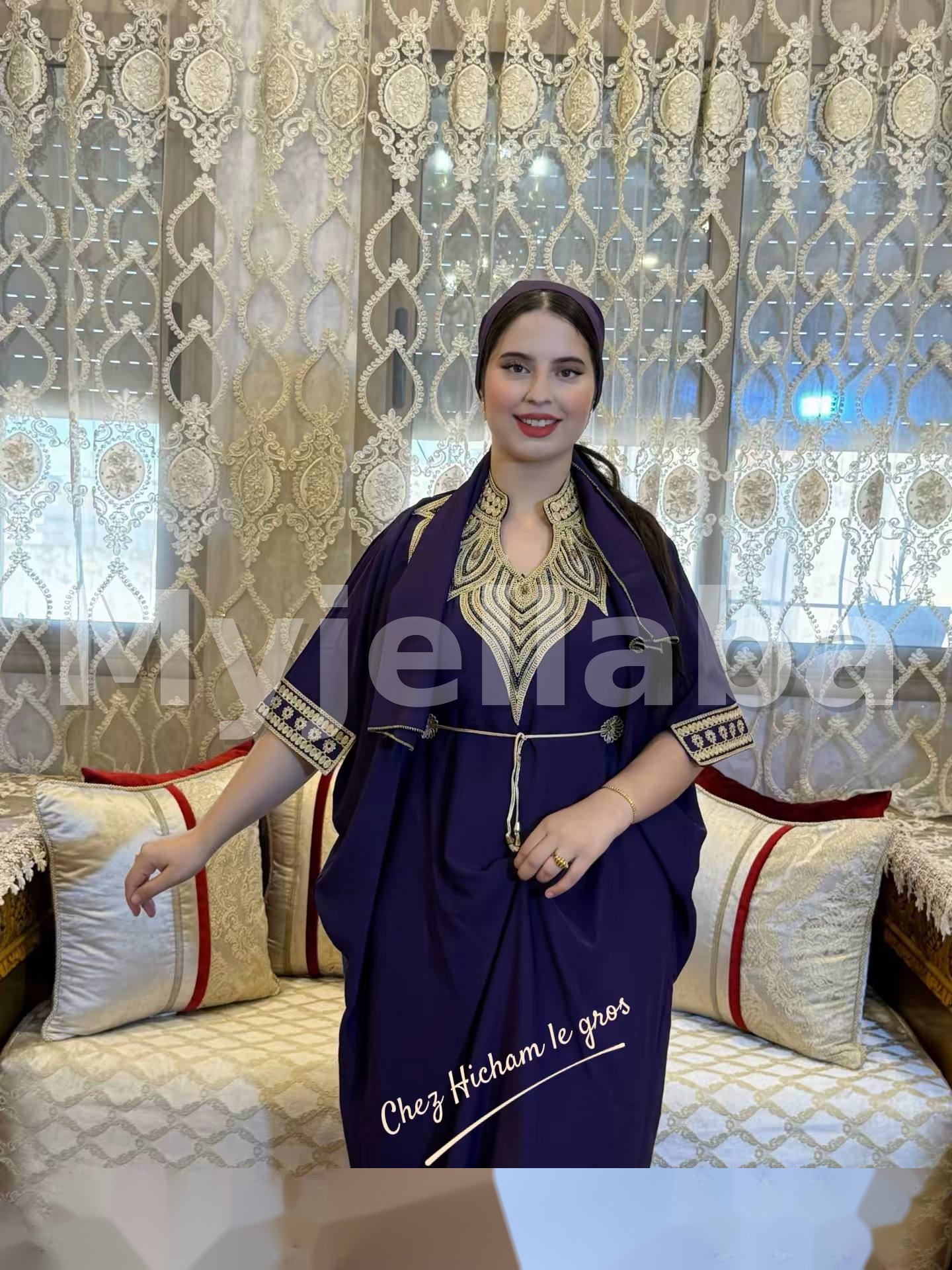 Jellaba Marocaine Royale Brodée - 3