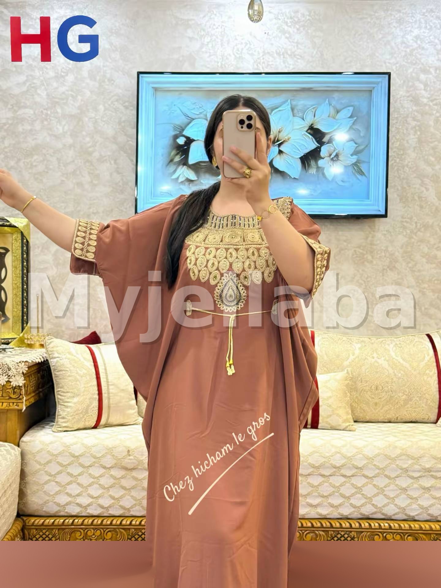 Jellaba Élégante Brodée