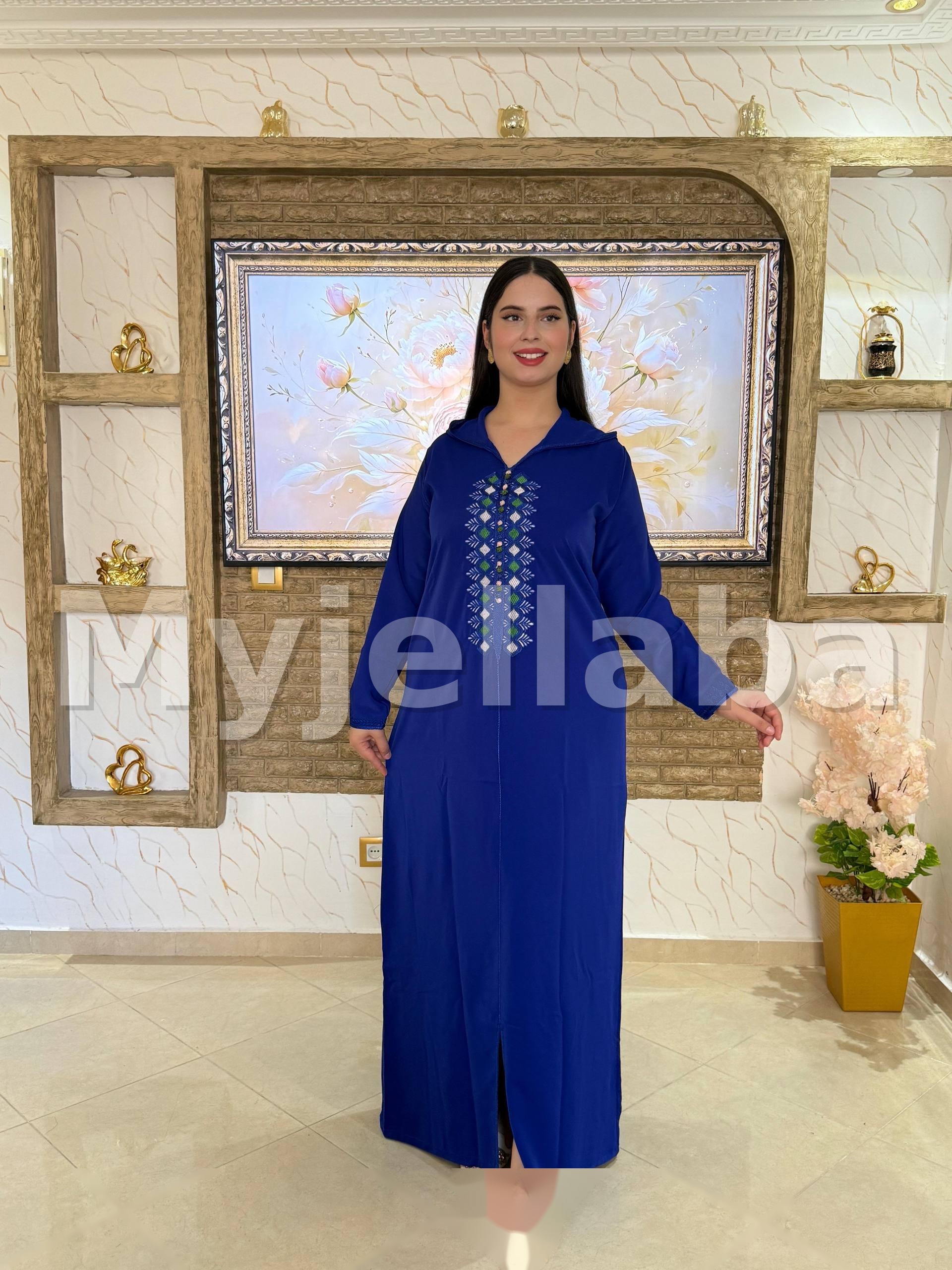 Jellaba Moderne Royale Bleue - 3