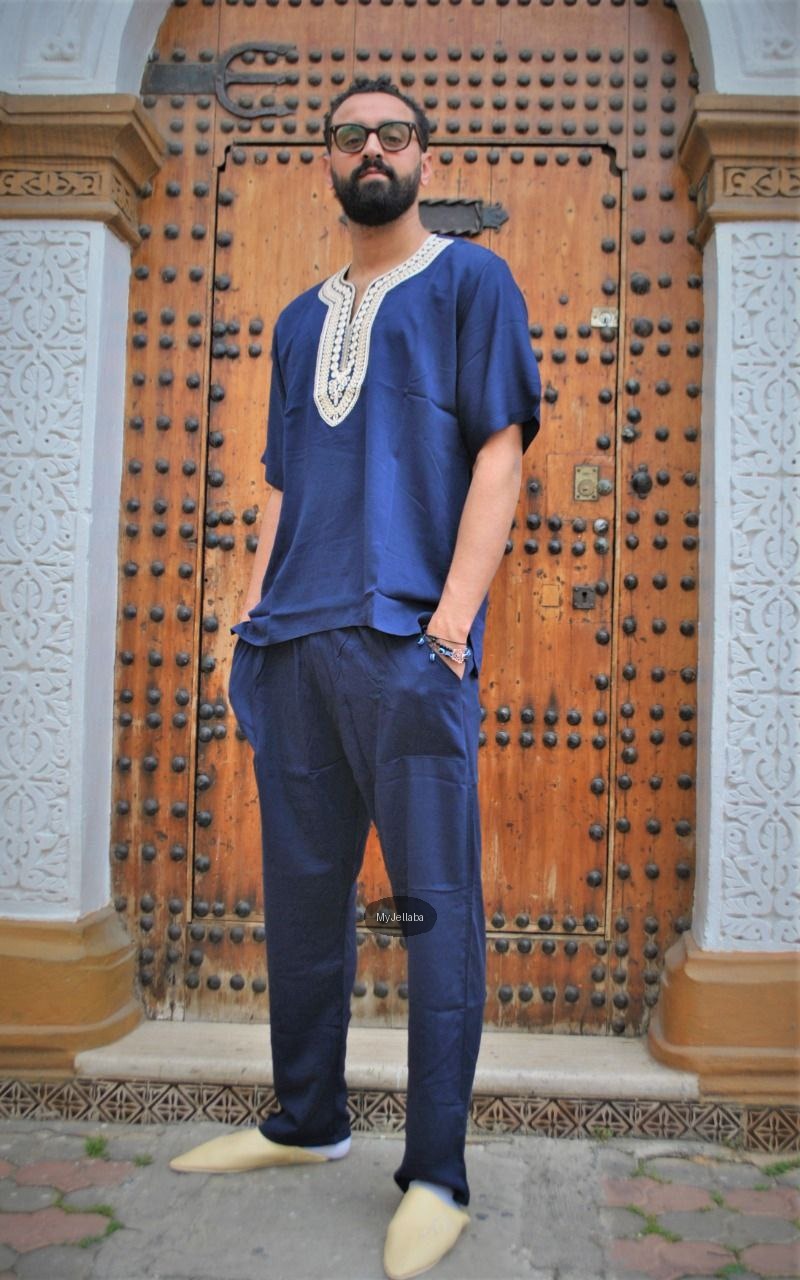 Ensemble Homme Traditionnel Bordeau - 5