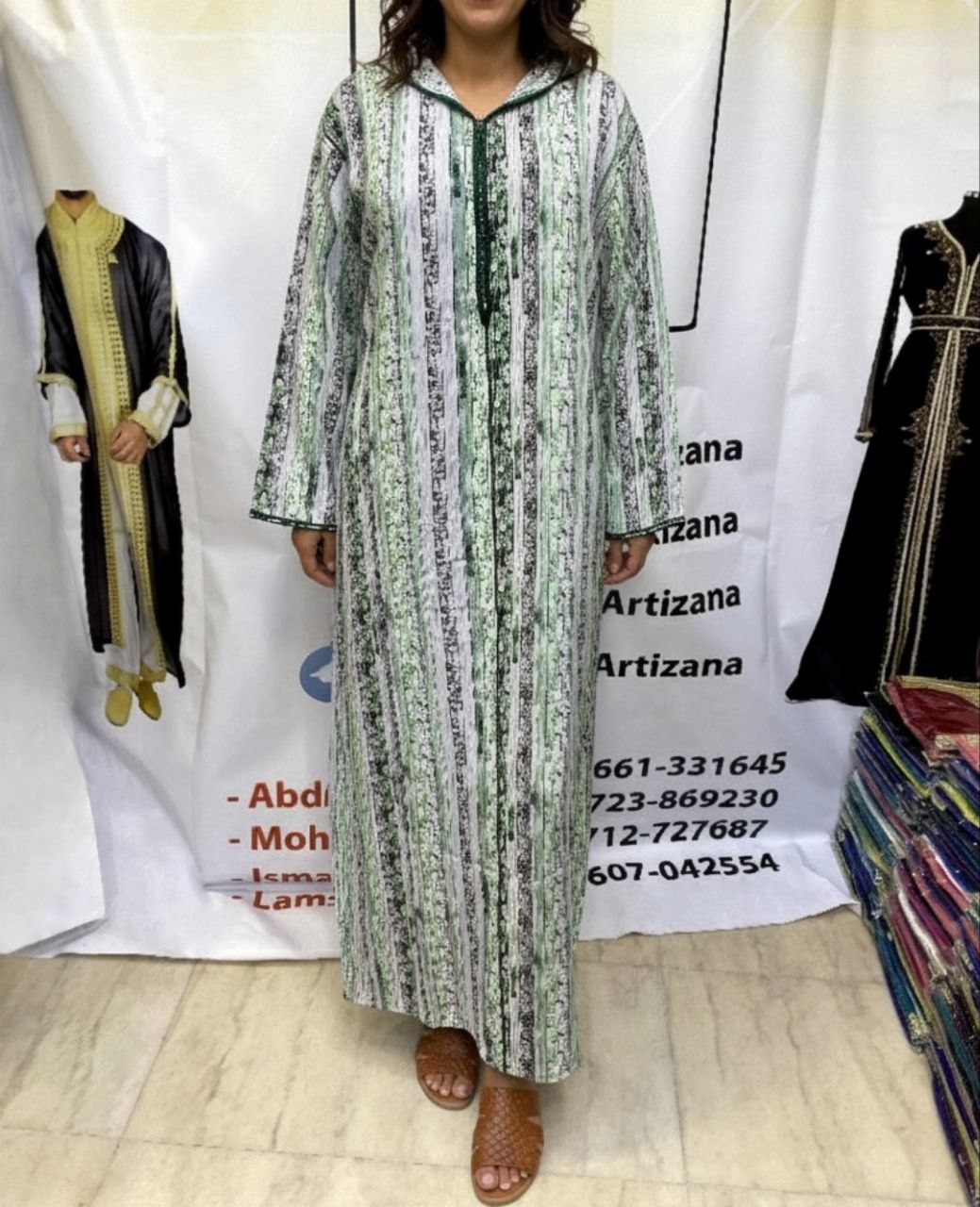 Jellaba Rayée Moderne - 10