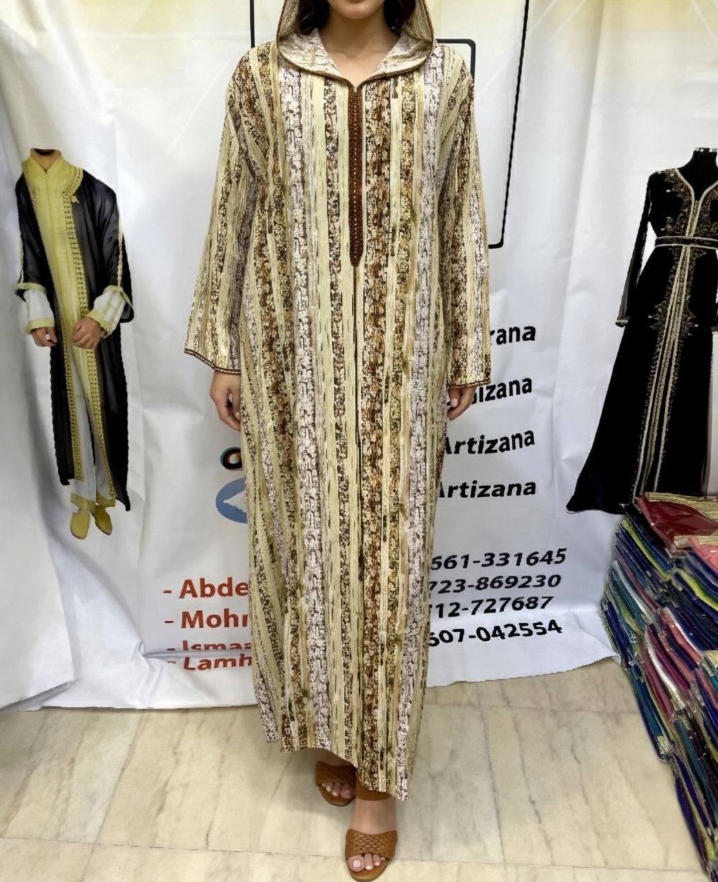 Jellaba Rayée Moderne - 5