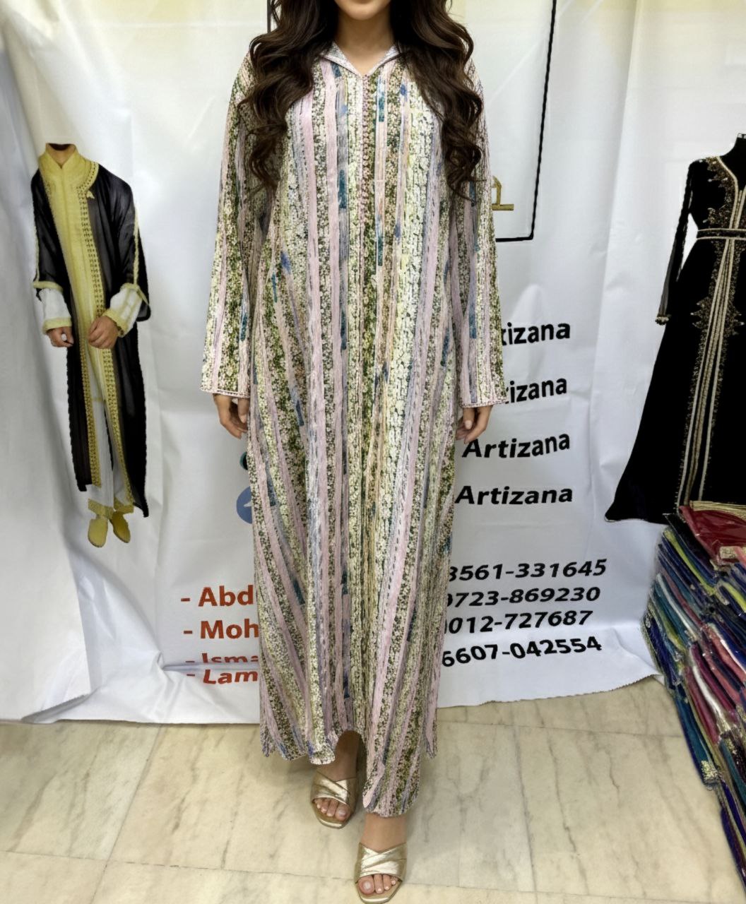 Jellaba Rayée Moderne - 8