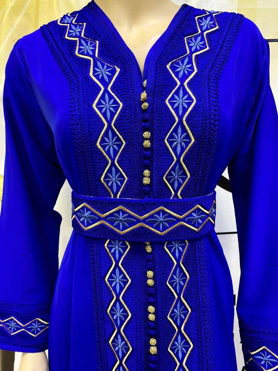 Jellaba Élégante Brodée Fleurie - 8