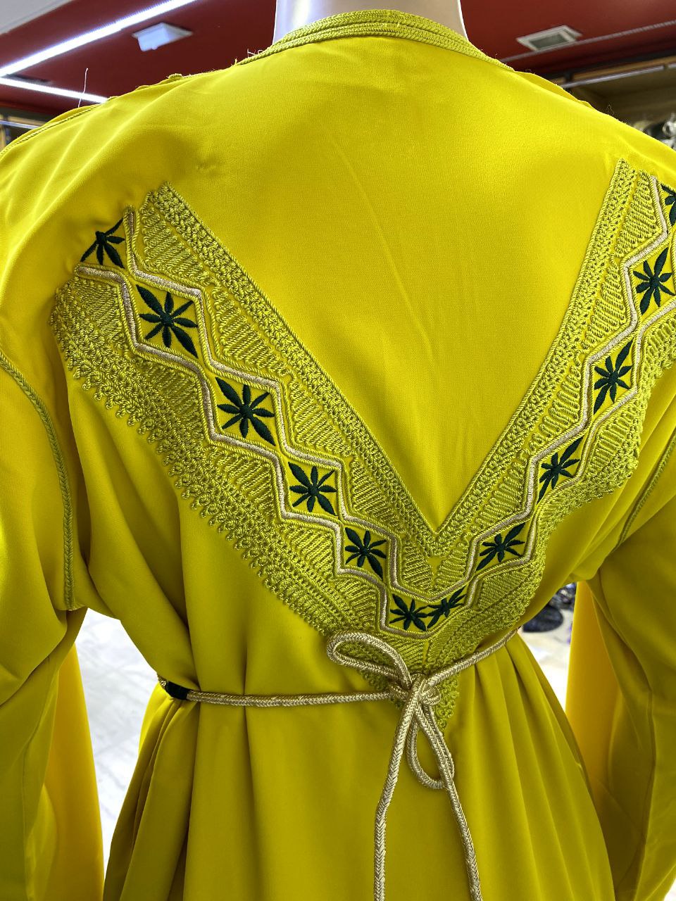 Jellaba Marocaine Brodée Violette - 6