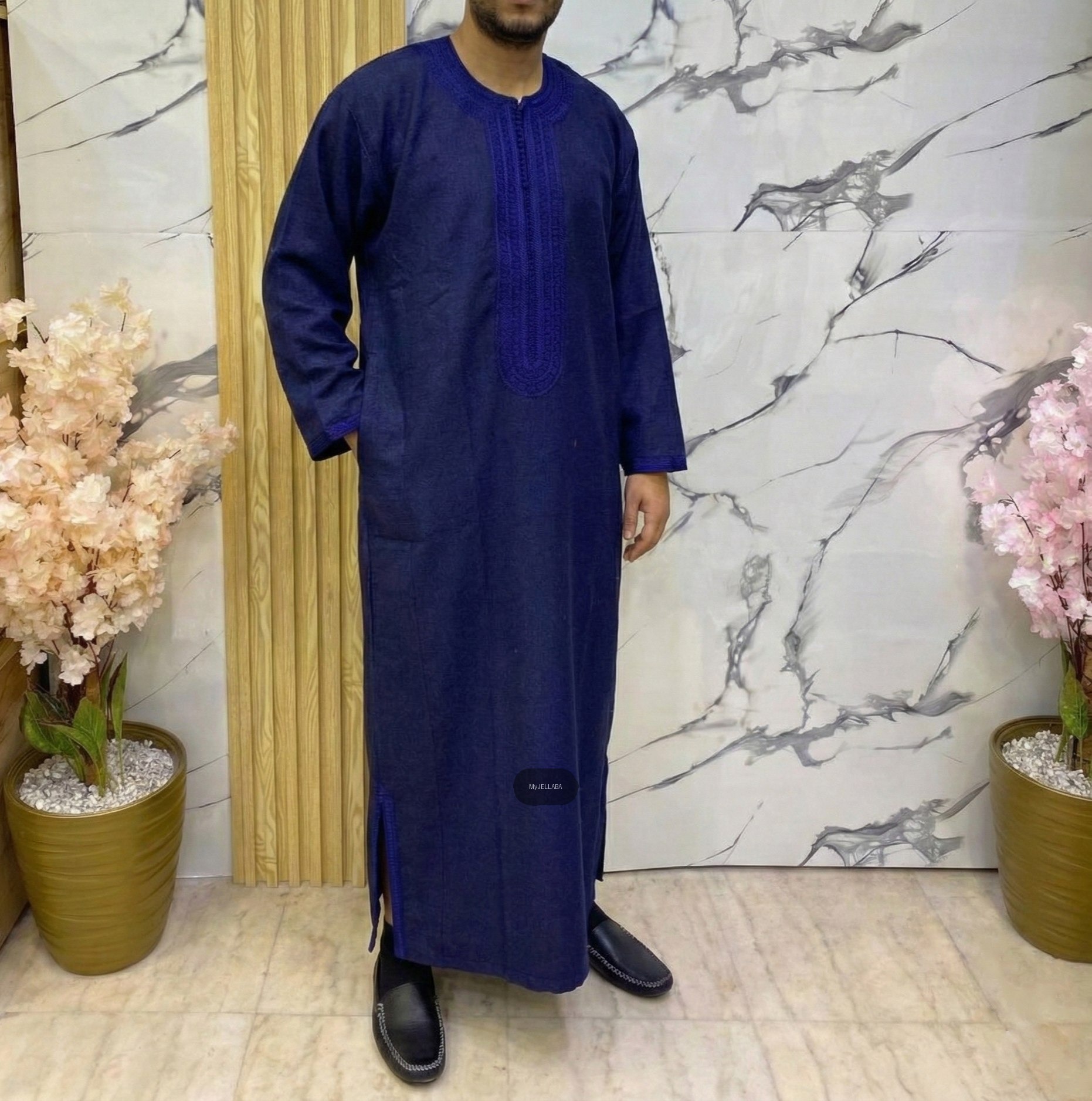 Flannel Gandoura - 5