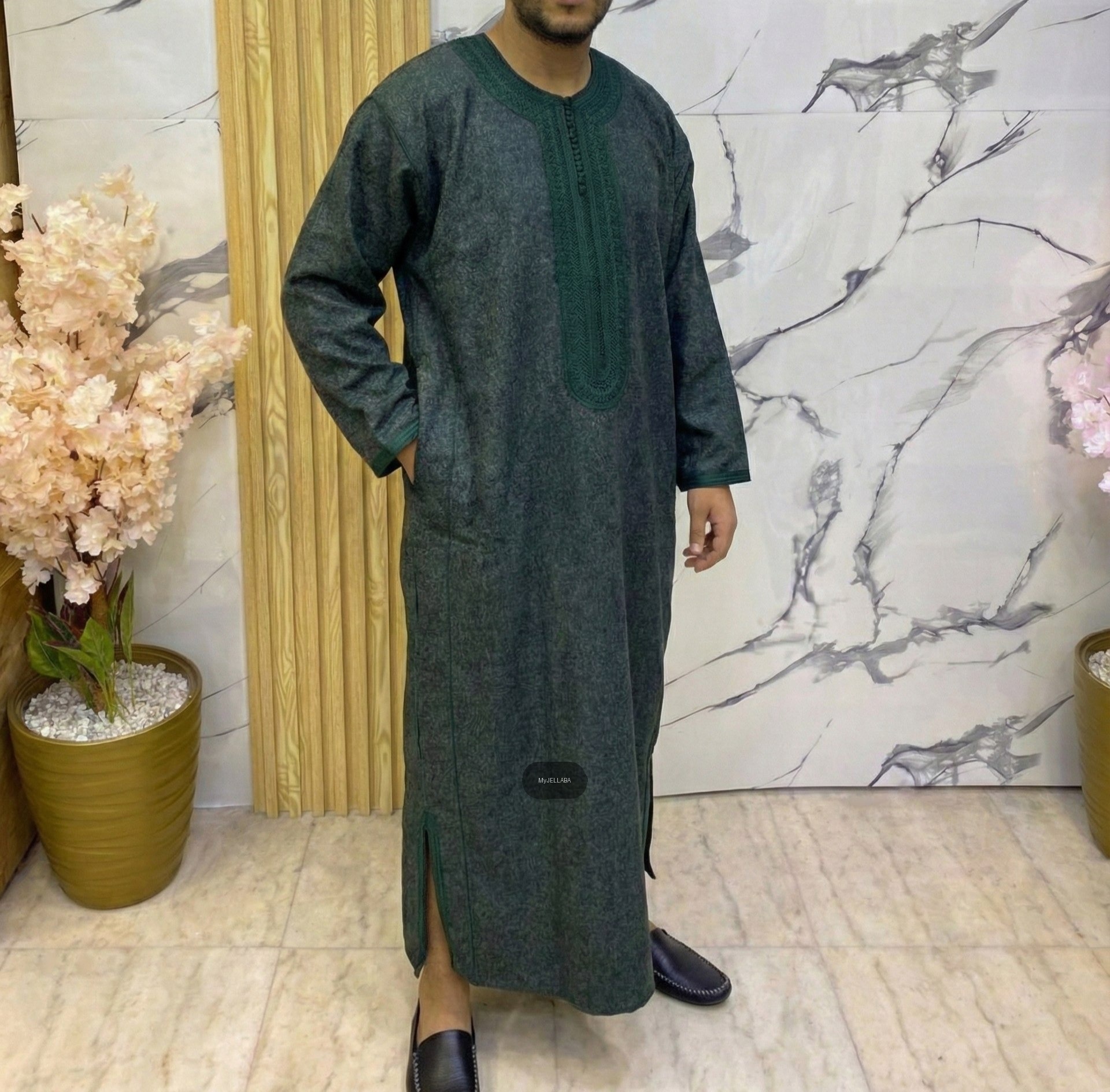 Flannel Gandoura - 4