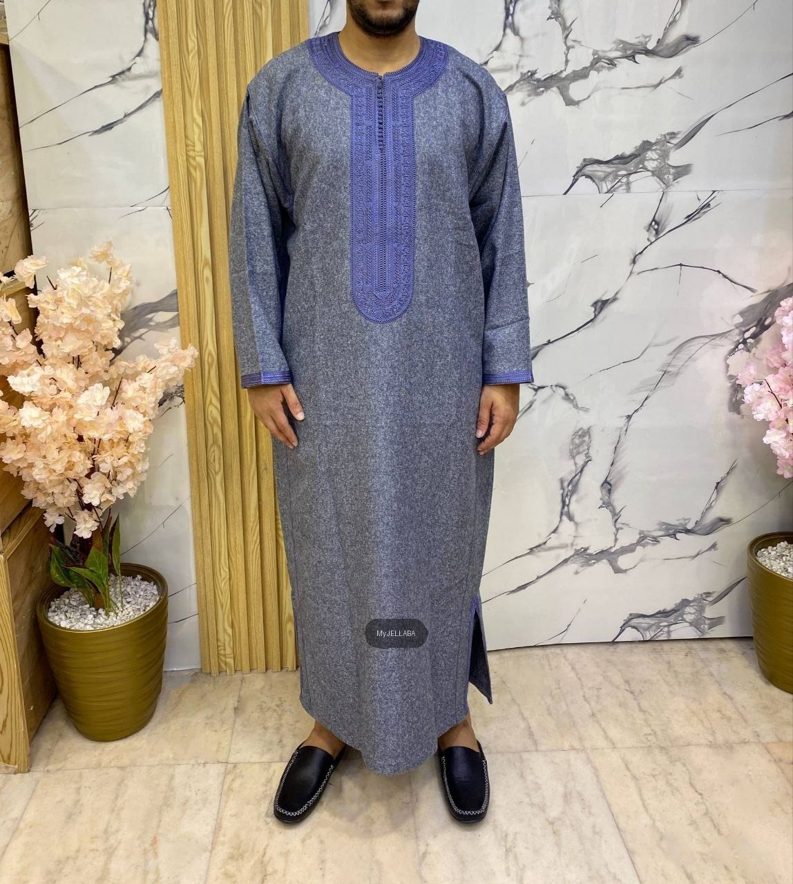 Flannel Gandoura - 7