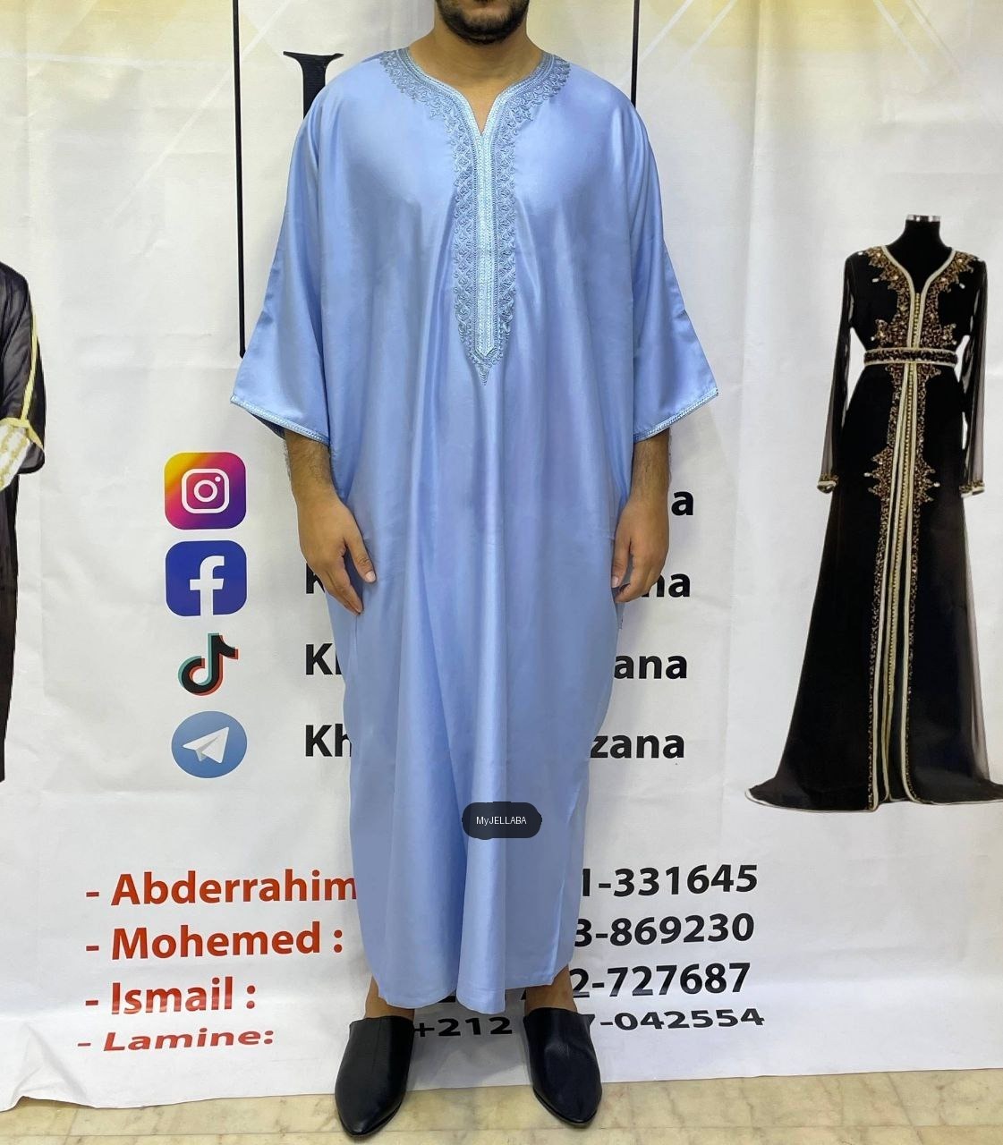 Gandoura Gabardine Homme - 4