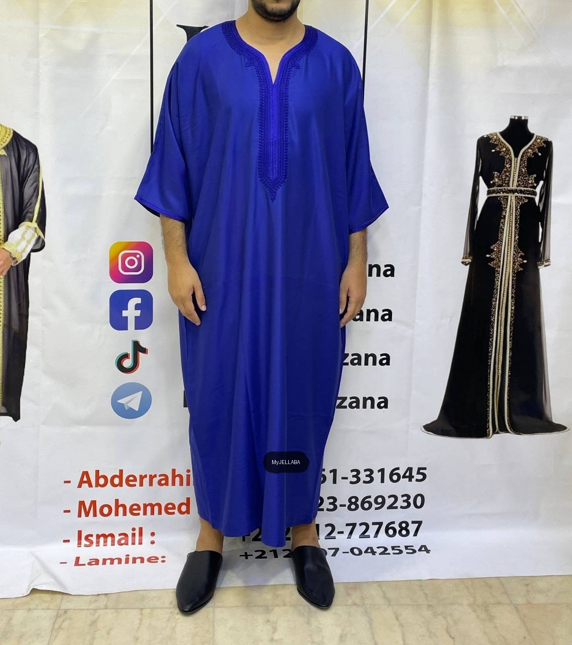 Gandoura Gabardine Homme - 7