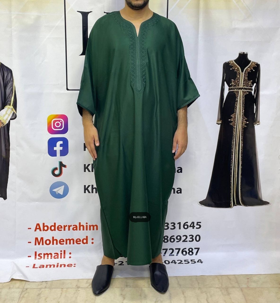 Gandoura Gabardine Homme - 8