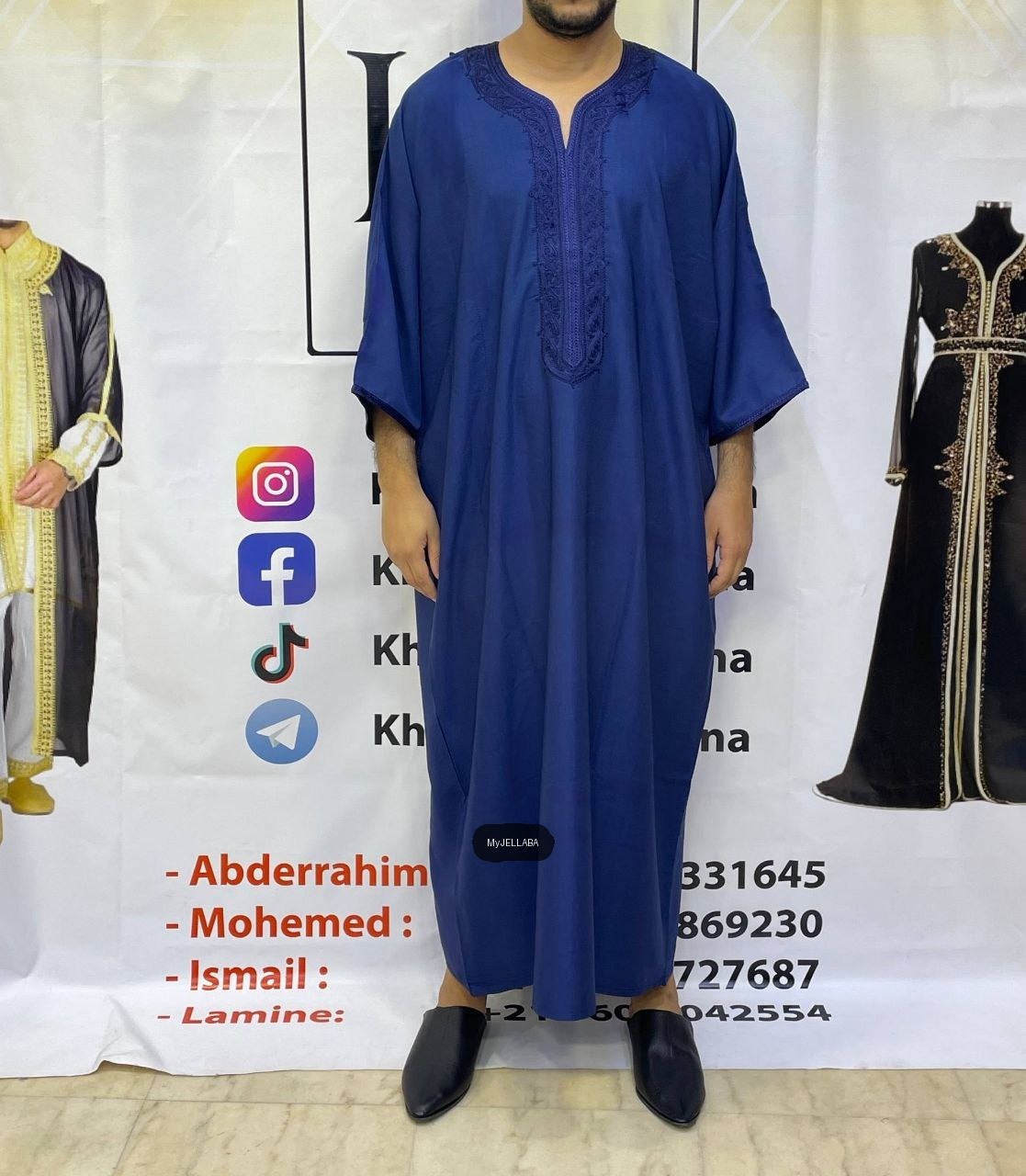 Gandoura Gabardine Homme - 3