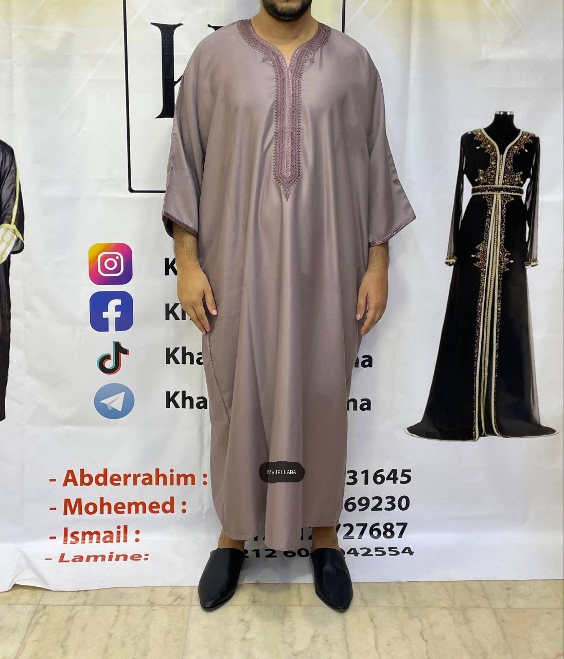 Gandoura Gabardine Homme - 9