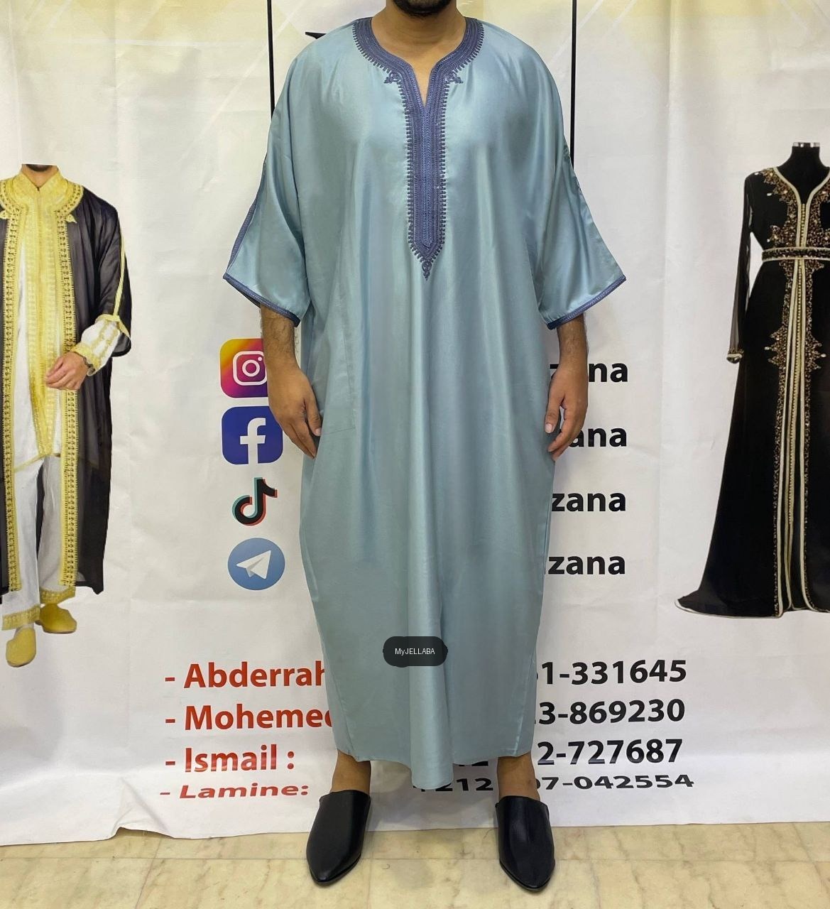 Gandoura Gabardine Homme