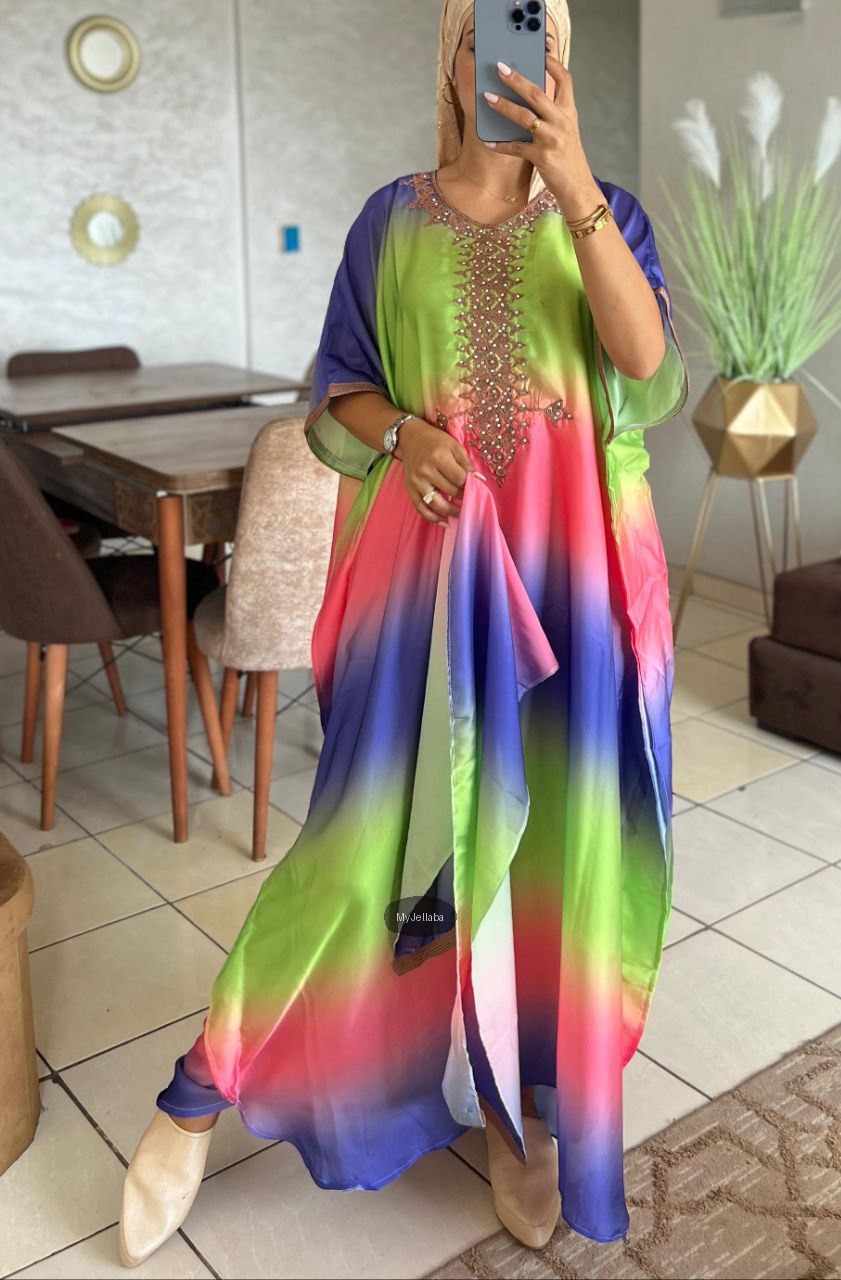 Boubou Tie-Dye Brodé - 4