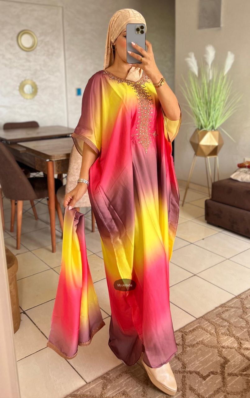 Boubou Tie-Dye Brodé - 10