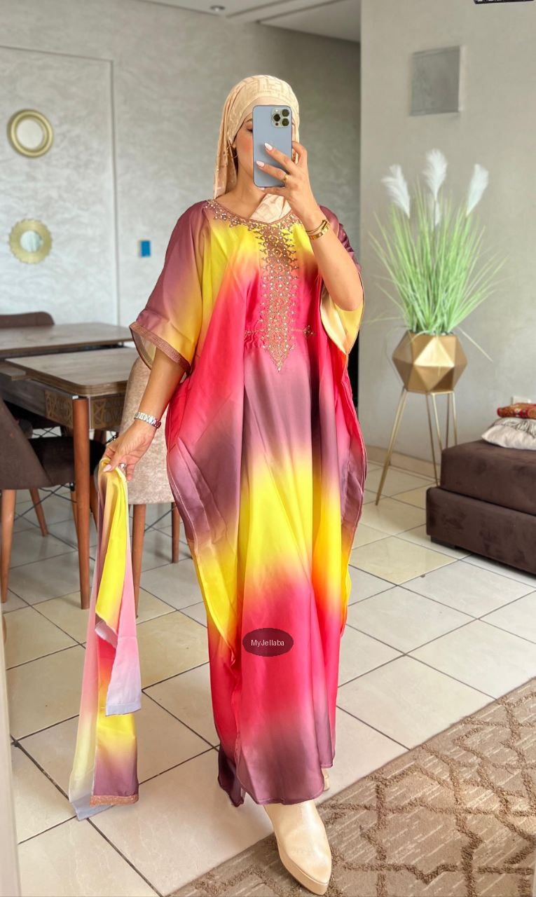 Boubou Tie-Dye Brodé - 8