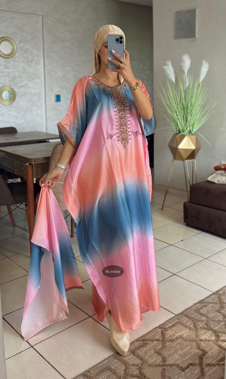 Boubou Tie-Dye Brodé - 11