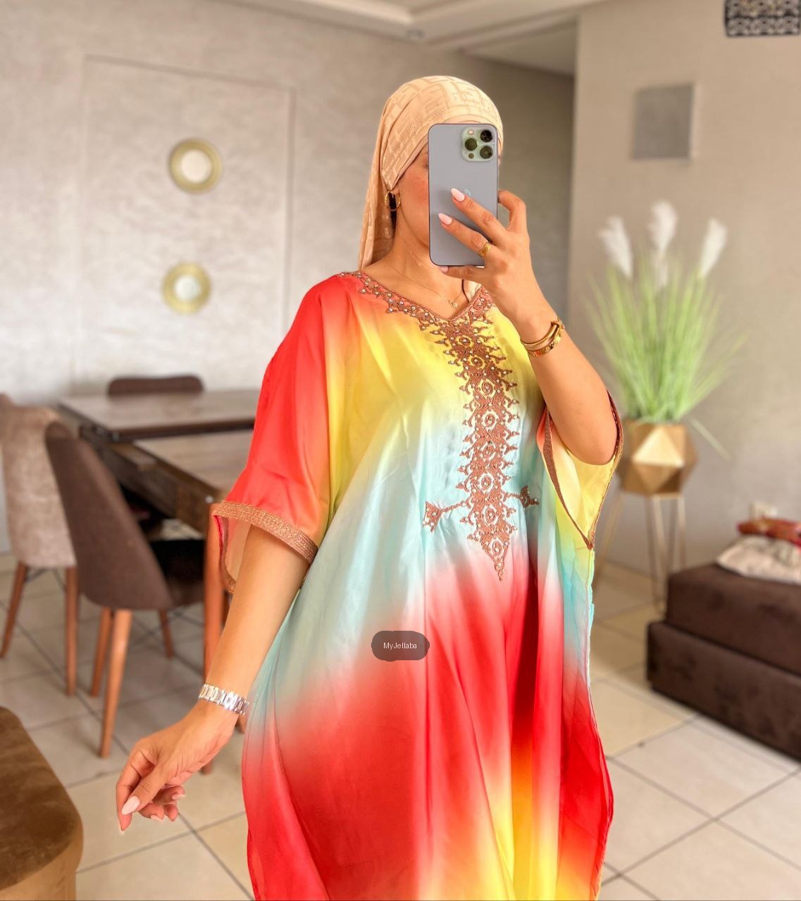 Boubou Tie-Dye Brodé - 6