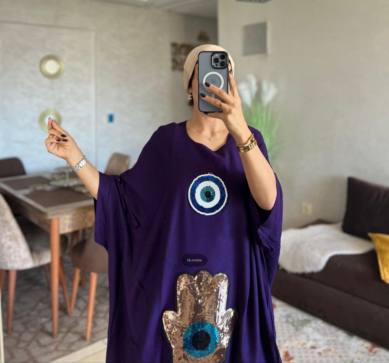 Boubou Moderne Œil Protecteur - 29