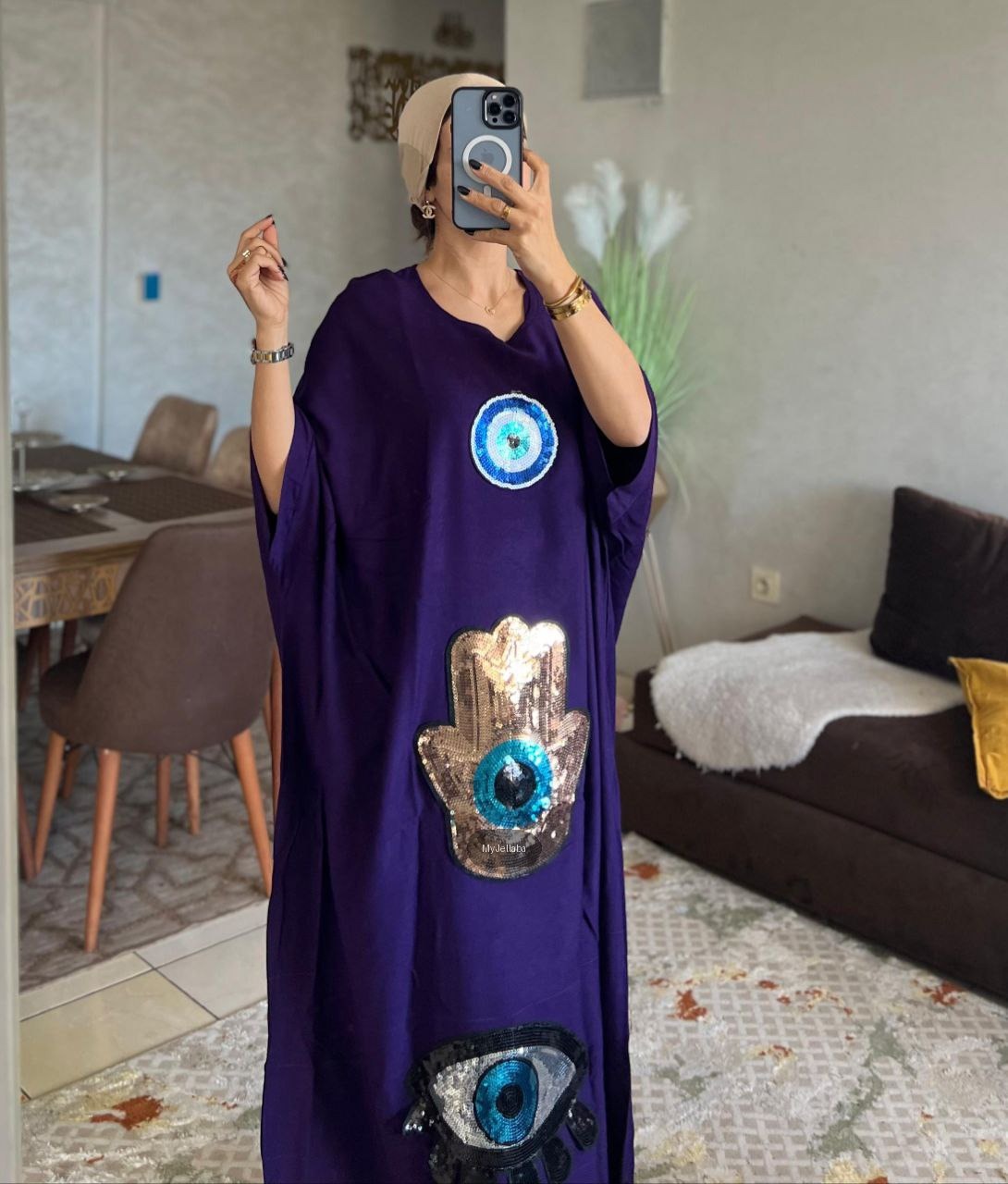 Boubou Moderne Œil Protecteur - 13