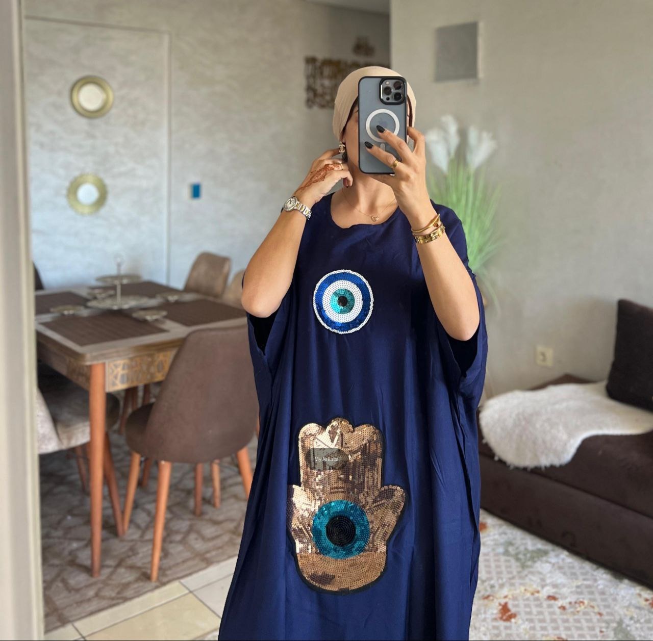 Boubou Moderne Œil Protecteur - 5