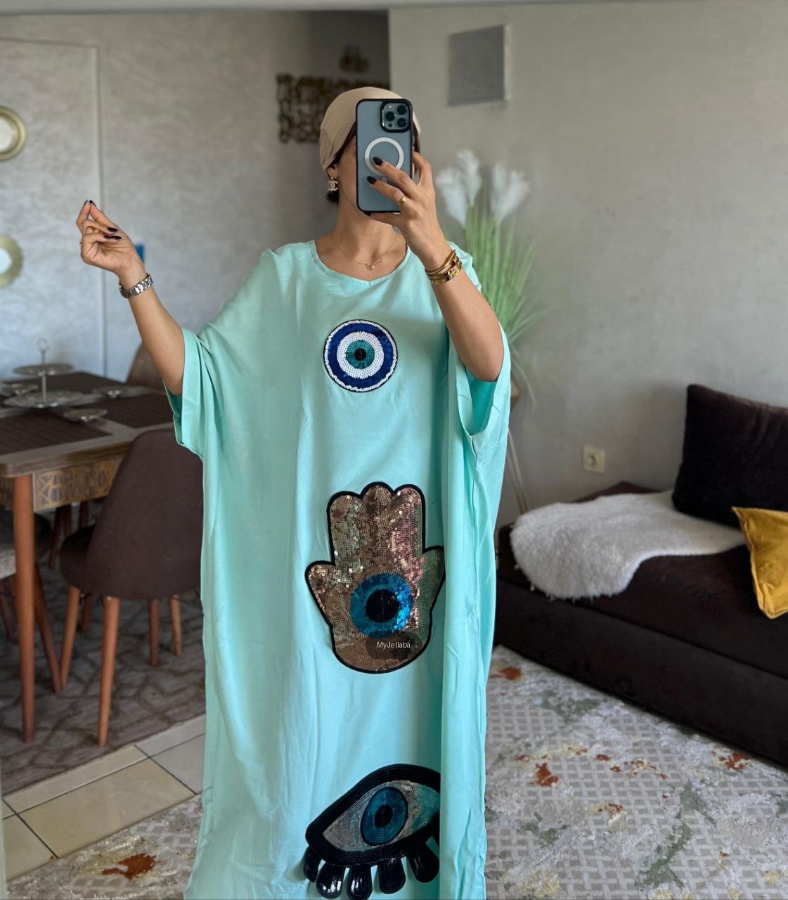 Boubou Moderne Œil Protecteur - 3