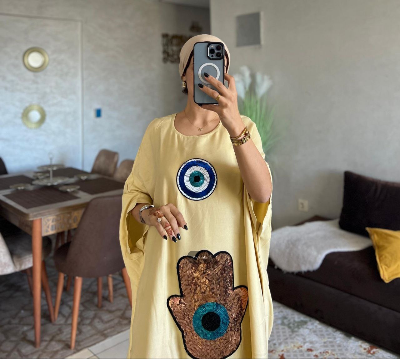 Boubou Moderne Œil Protecteur - 9