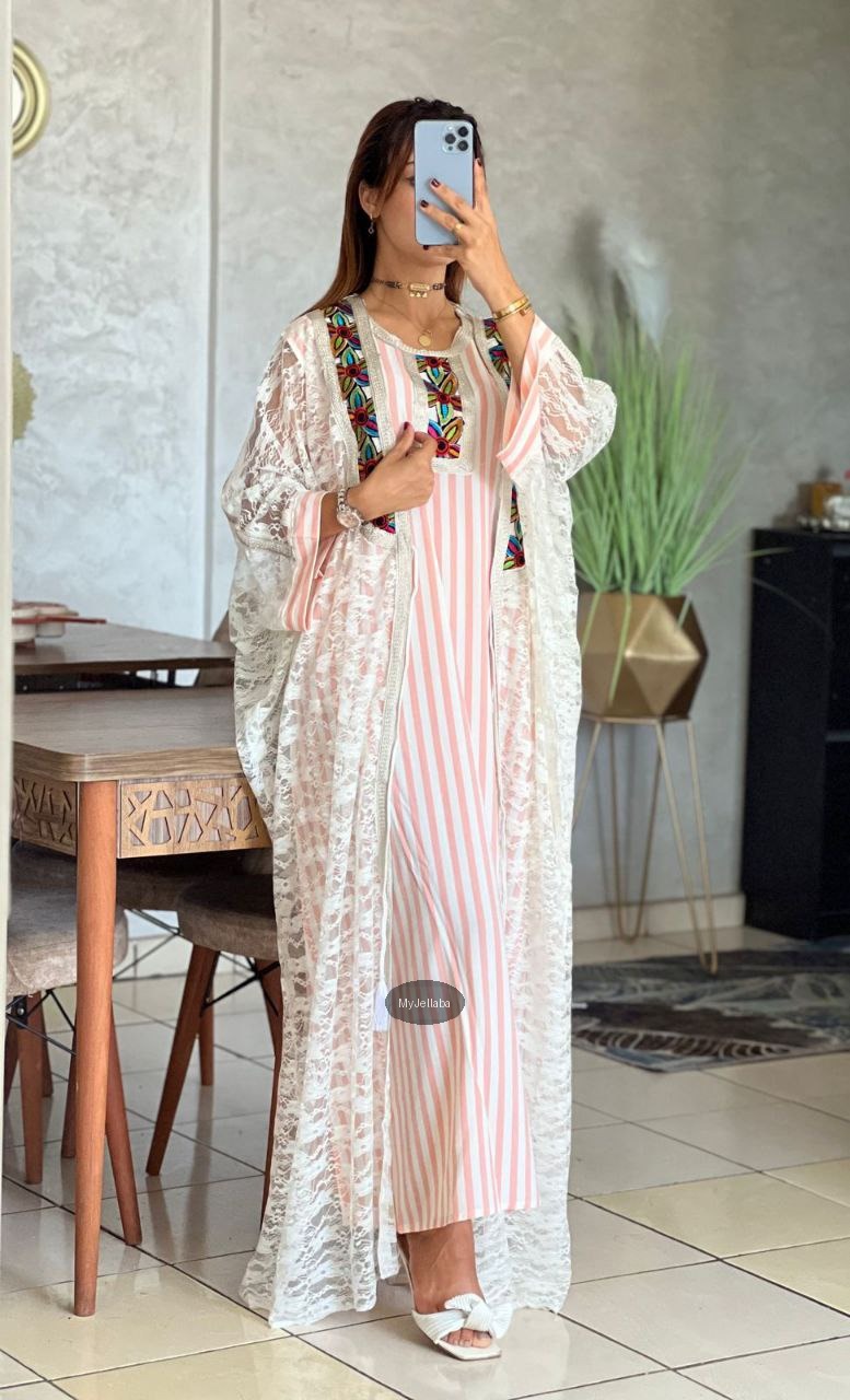 Boubou en Dentelle Brodée - 9