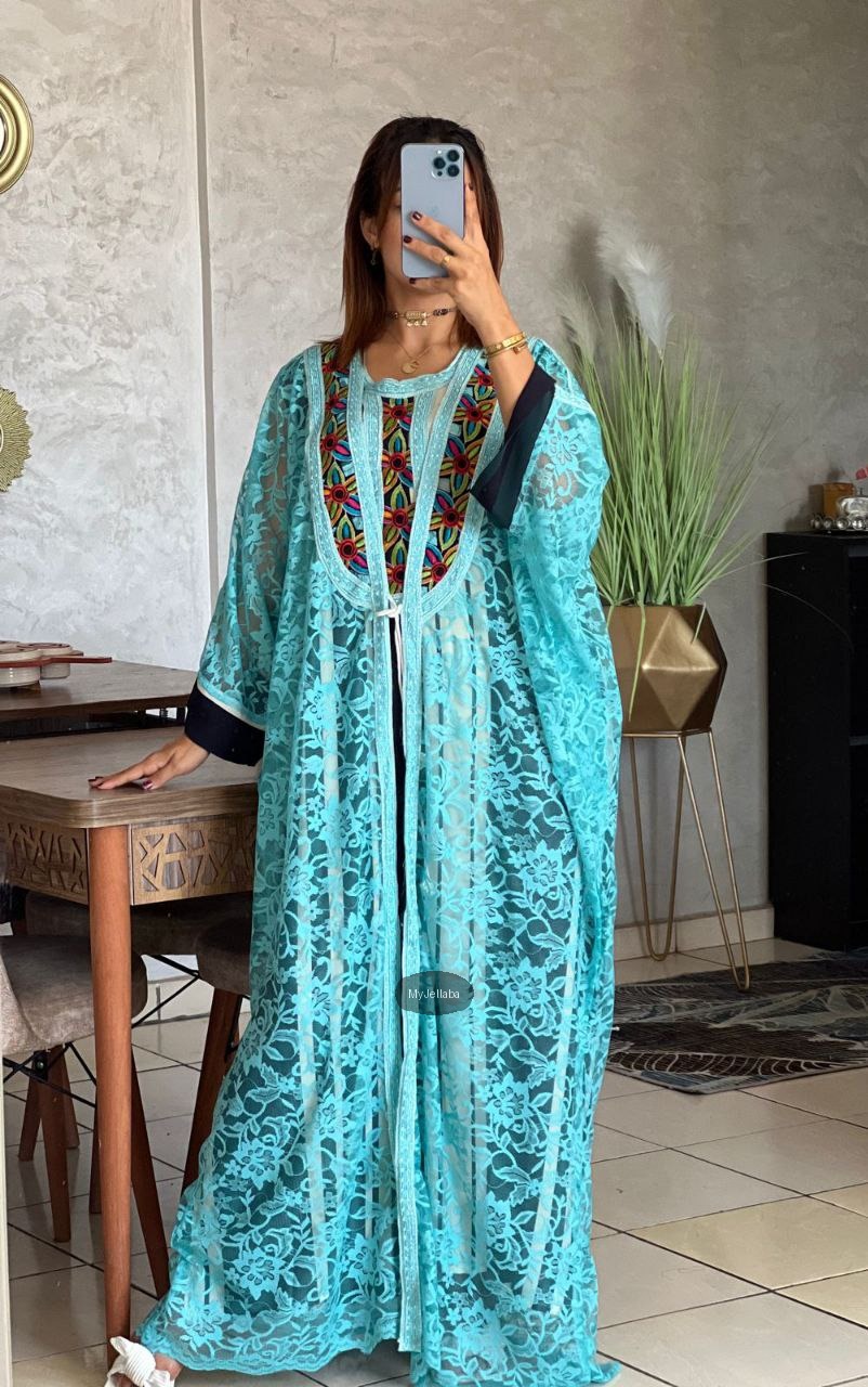 Boubou en Dentelle Brodée