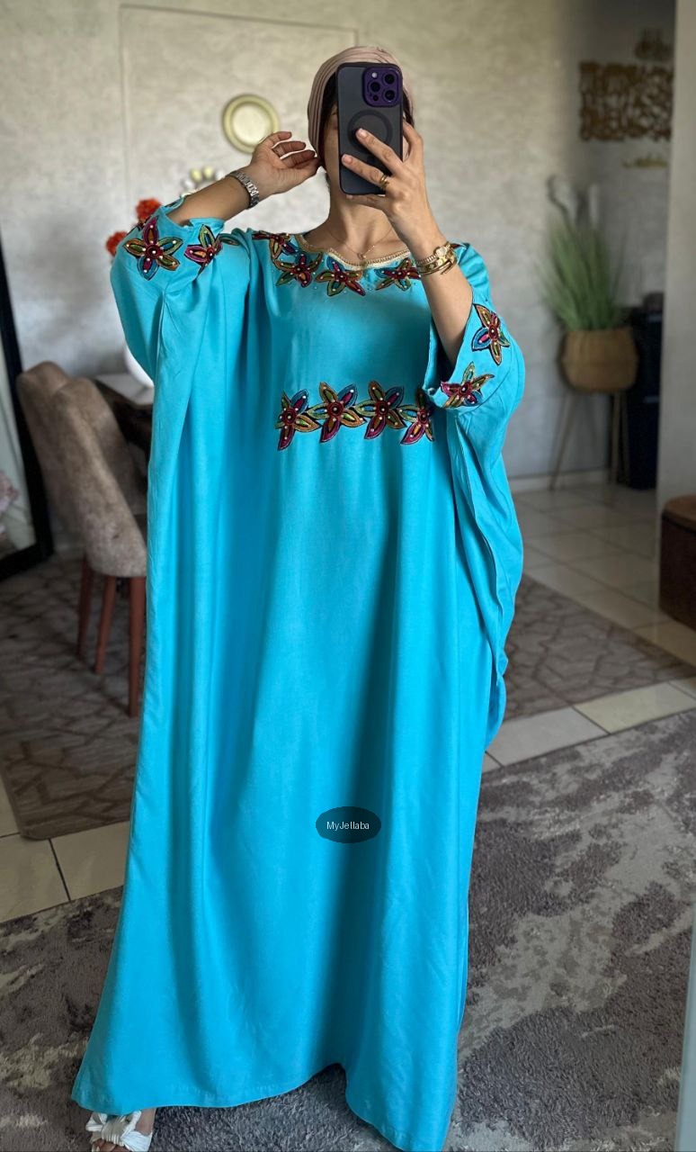 Boubou Fleuri Lilas - 9