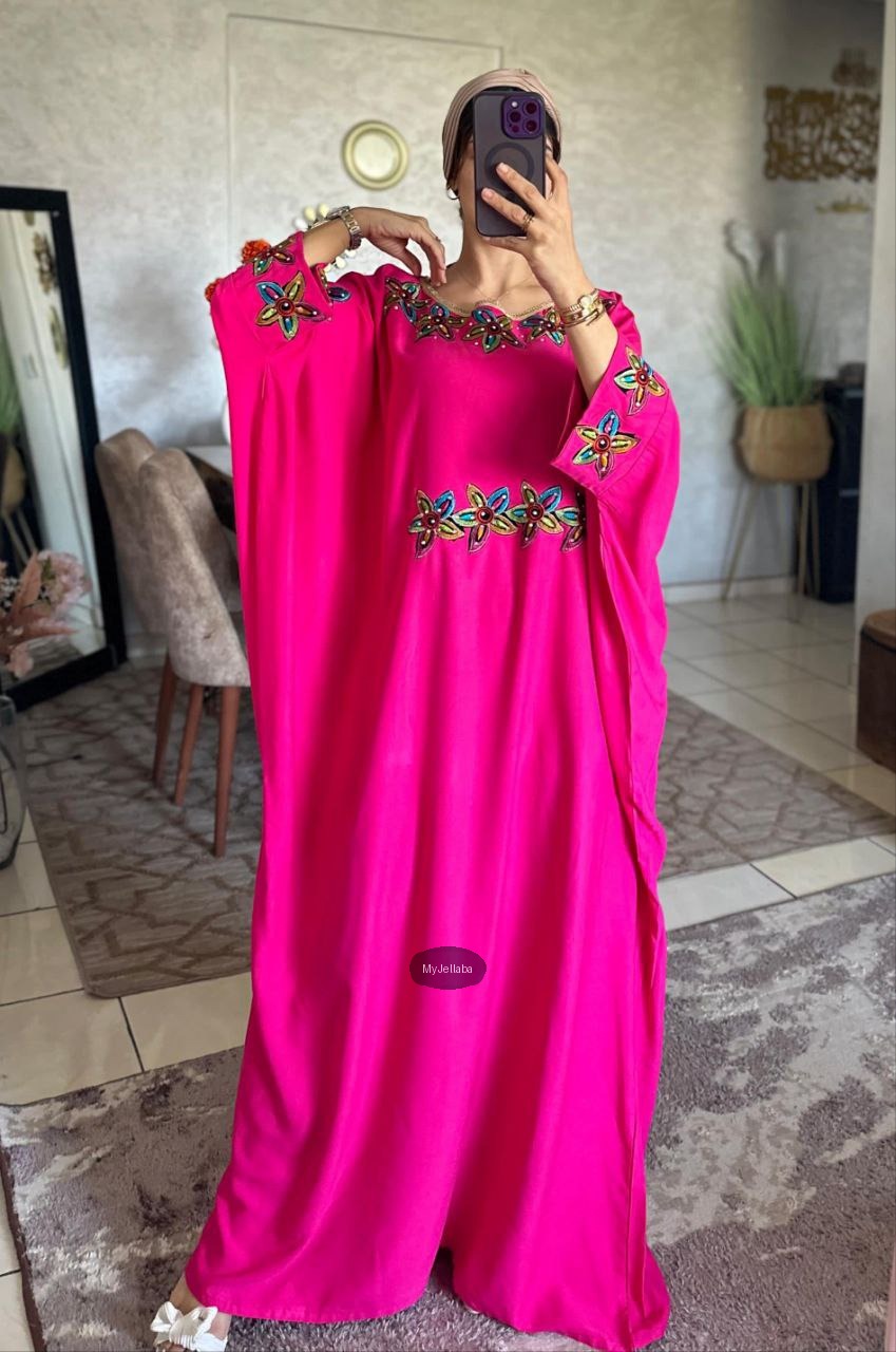 Boubou Fleuri Lilas - 7