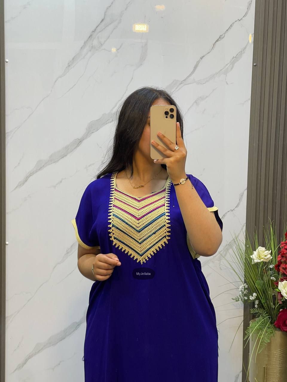 Jellaba Moderne Brodée Femme - 5