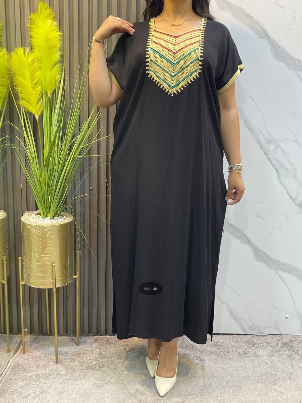 Jellaba Moderne Brodée Femme - 3