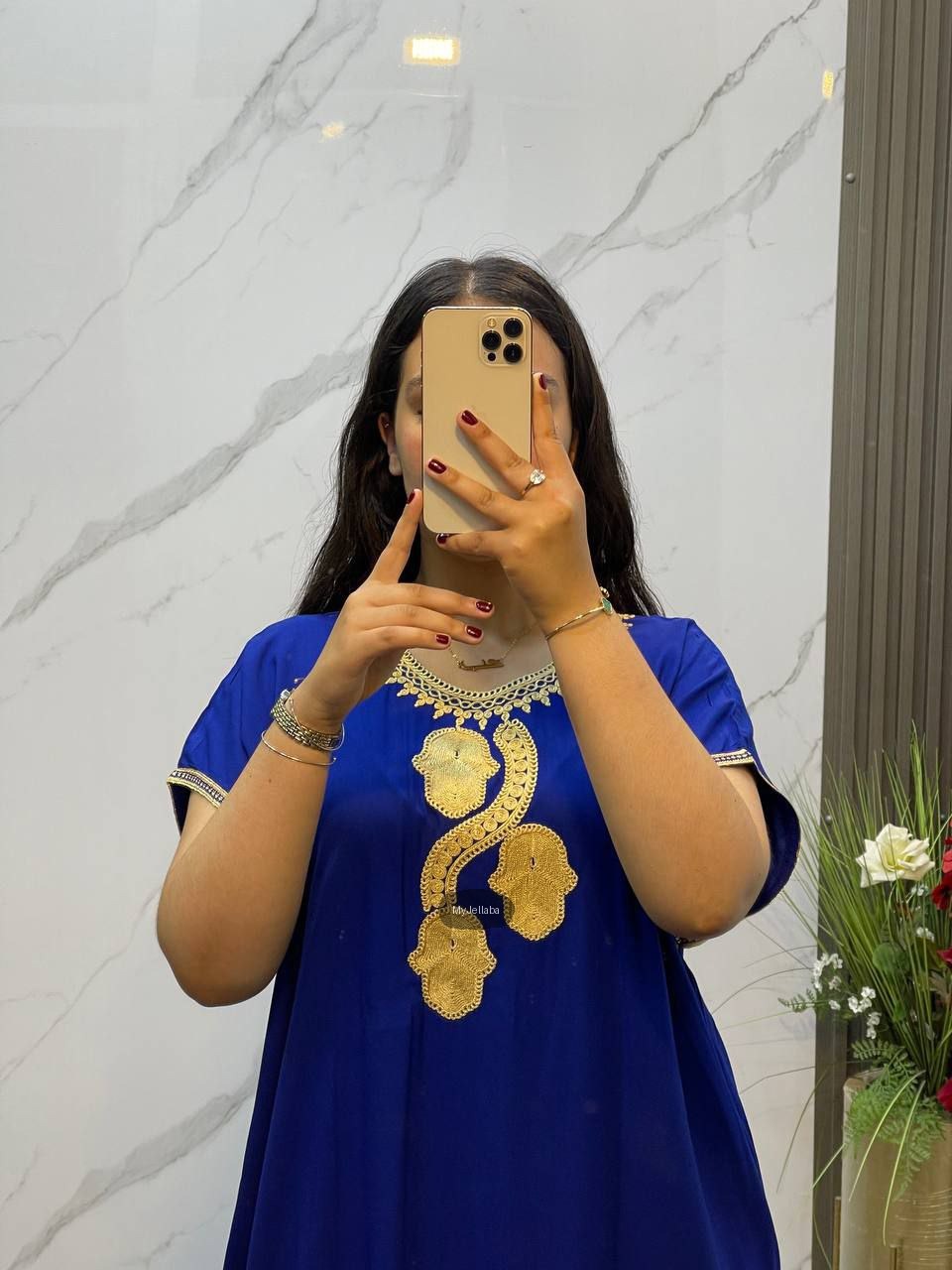 Boubou Élégant Brodé - 9