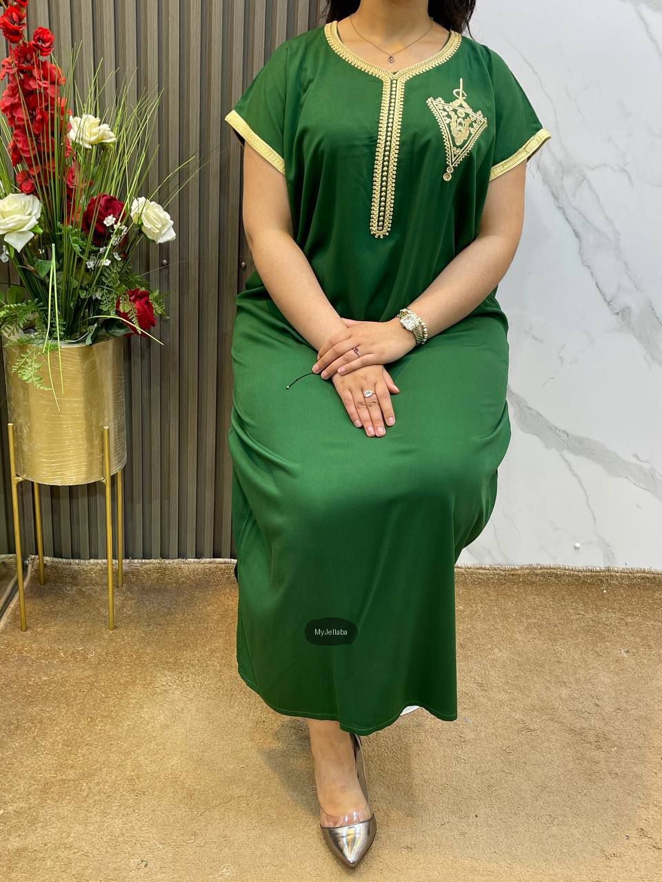 Jellaba Moderne Brodée