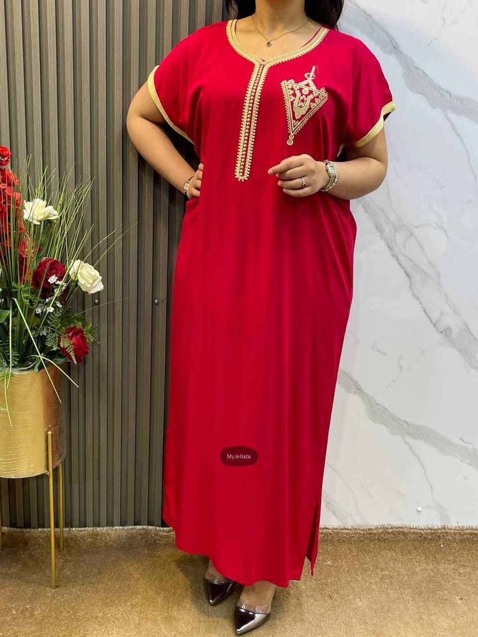 Jellaba Traditionnelle Brodée Femme - 6