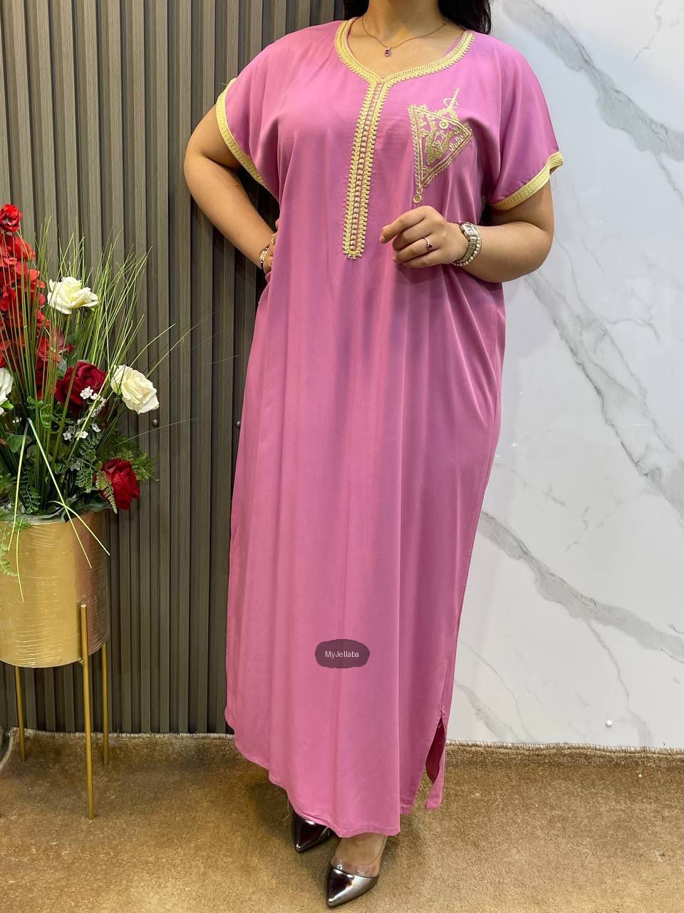 Jellaba Traditionnelle Brodée Femme - 5